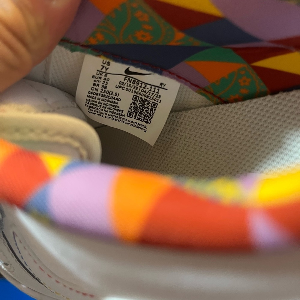 Nike Air Force 1 Low LV8 (GS) Playful Print Shoe Size 7Y/Women 8.5 FN8912-111 - Picture 9 of 10